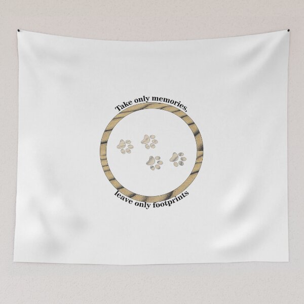 Item preview, Take only memories, leave only footprints. designed and sold by BenO63.