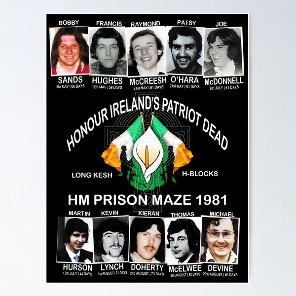 Item preview, Irish Hunger Strike 1981 designed and sold by REAL IRISH GIFTS.
