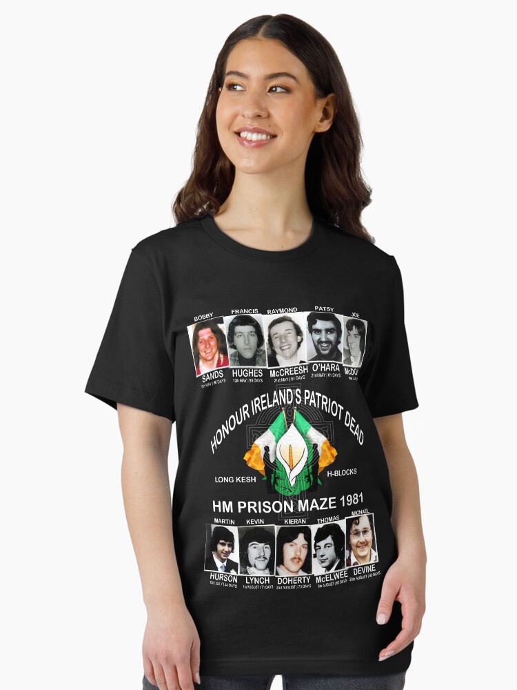 Thumbnail 2 of 7, Essential T-Shirt, Irish Hunger Strike 1981 designed and sold by FemWear.