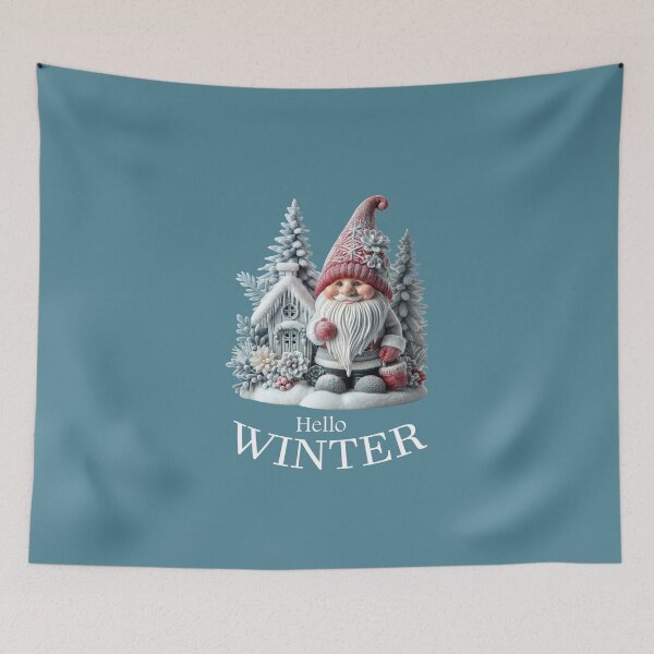 Artikelvorschau, Hallo Winter. Gnom entworfen und verkauft von Tatty-shop.