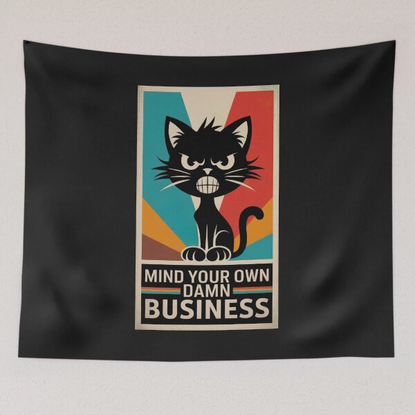 Item preview, Mind Your Own Damn Business  designed and sold by Anniko Art Studio.