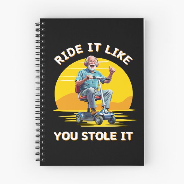 Item preview, Ride It Like You Stole It - Funny Mobility Scooter Design designed and sold by JesterKrewArt.