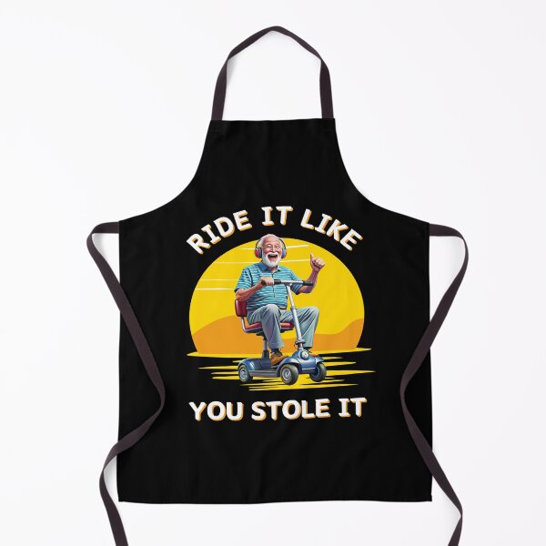 Item preview, Ride It Like You Stole It - Funny Mobility Scooter Design designed and sold by JesterKrewArt.