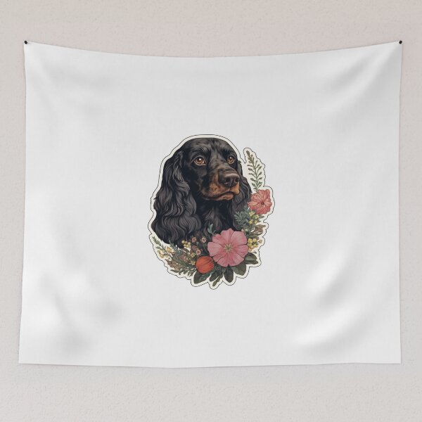 Item preview, Cute Flower English Cocker Spaniel Mom Dad Guardian Angel Best Friend Doggie Paw designed and sold by SMARTKIT  DESIGNAGENCY.