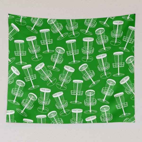 Item preview, Disc Golf Basket Pattern Funny Abstract Disc Golfer designed and sold by GrandeDuc.