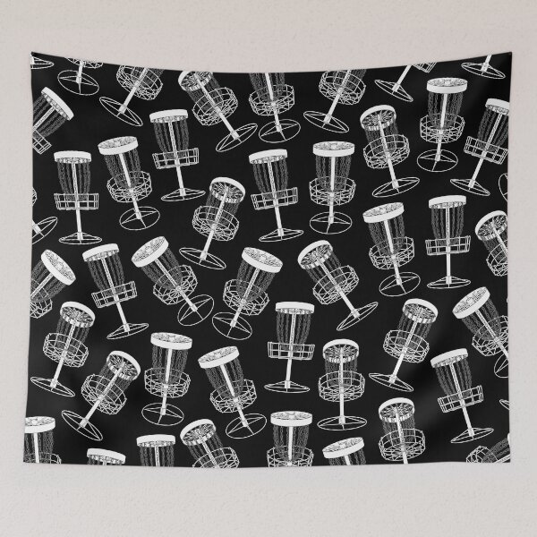 Item preview, Disc Golf Basket Pattern Funny Abstract Disc Golfer designed and sold by GrandeDuc.