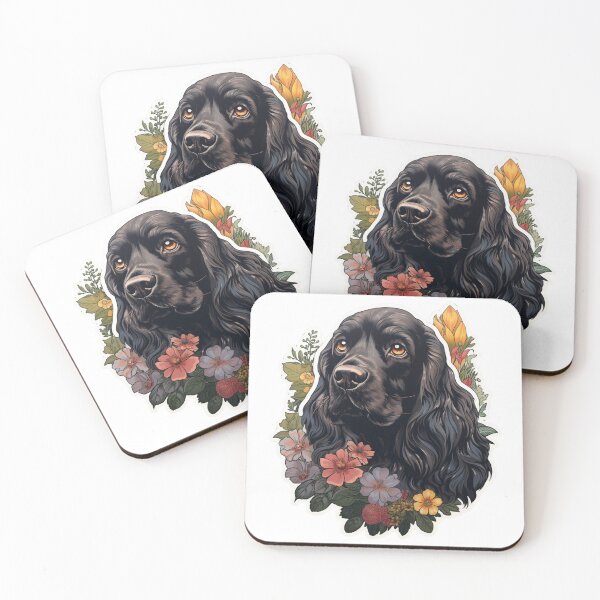 Item preview, Cute Flower English Cocker Spaniel Mom Dad Guardian Angel Best Friend Doggie Paw designed and sold by SMARTKIT  DESIGNAGENCY.