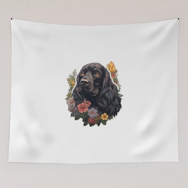 Item preview, Cute Flower English Cocker Spaniel Mom Dad Guardian Angel Best Friend Doggie Paw designed and sold by SMARTKIT  DESIGNAGENCY.