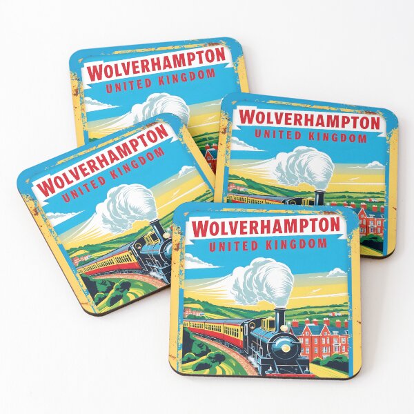 Item preview, Wolverhampton United Kingdom Vintage Travel Tourism  designed and sold by TravelersGems.