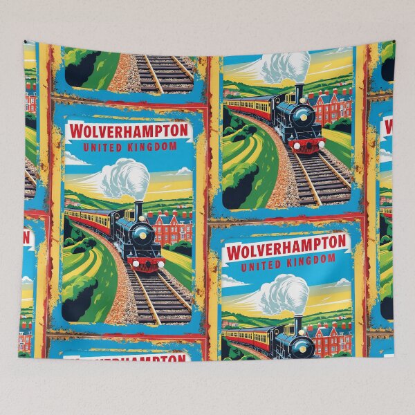 Item preview, Wolverhampton United Kingdom Vintage Travel Tourism  designed and sold by TravelersGems.