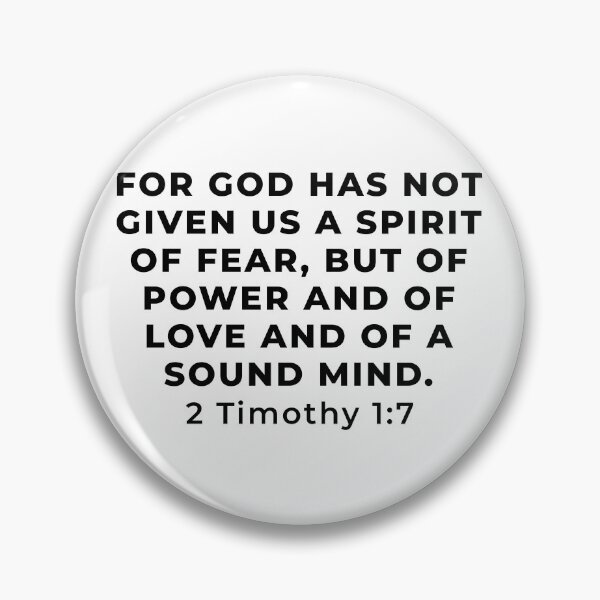Item preview, 2 Timothy 1:7 Bible Verse designed and sold by SoulQuot.