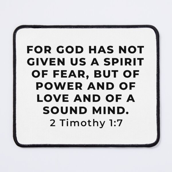 Item preview, 2 Timothy 1:7 Bible Verse designed and sold by SoulQuot.