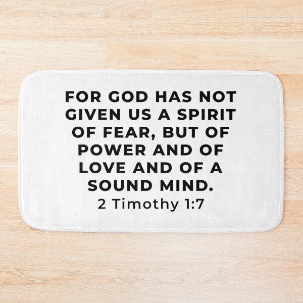 Item preview, 2 Timothy 1:7 Bible Verse designed and sold by SoulQuot.