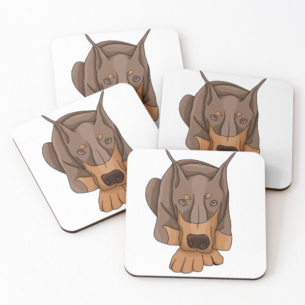 Item preview, Dog of the Doberman breed, Doberman, dog, strict, pet, proudly standing Doberman,  designed and sold by Tetiana Pohurska.