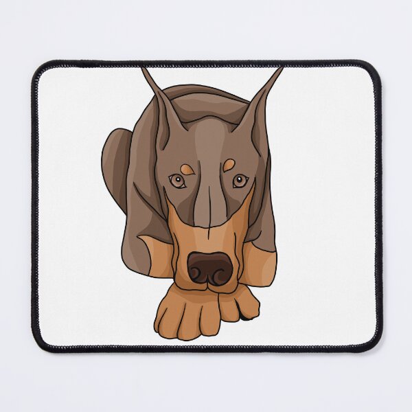 Item preview, Dog of the Doberman breed, Doberman, dog, strict, pet, proudly standing Doberman,  designed and sold by Tetiana Pohurska.