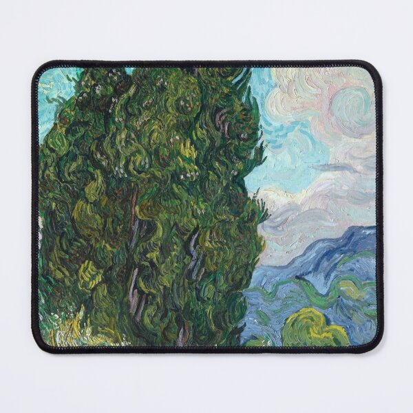 Item preview, Vincent Van Gogh Cyprus Cypruses Cyprusses tree trees designed and sold by Fine Artworks.