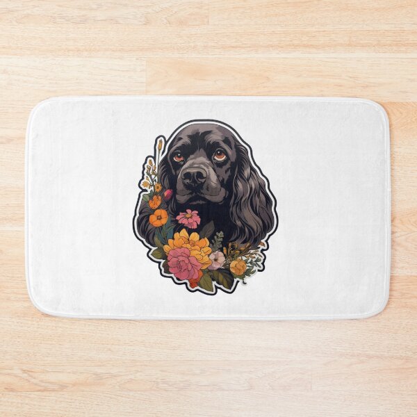 Item preview, Cute Flower English Cocker Spaniel Mom Dad Guardian Angel Best Friend Doggie Paw designed and sold by SMARTKIT  DESIGNAGENCY.