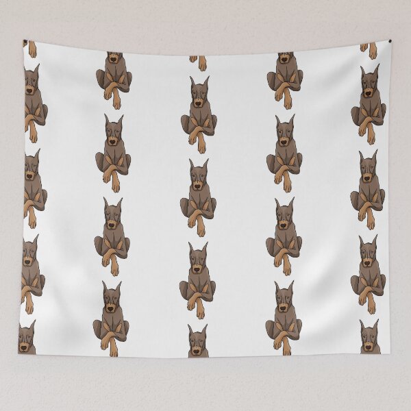Item preview,  Dog of the Doberman breed, Doberman, dog, strict, pet, proudly standing Doberman,  designed and sold by Tetiana Pohurska.