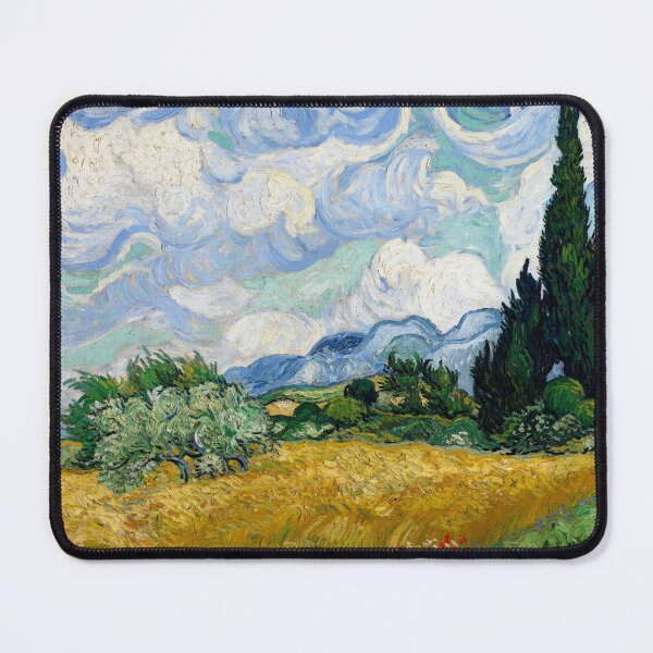 Item preview, Vincent Van Gogh Wheat fields with cyprusses cyprus cypruses  designed and sold by Fine Artworks.