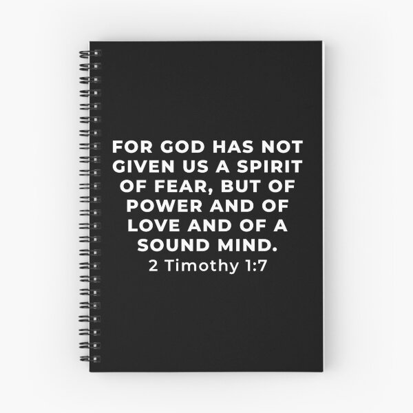 Item preview, 2 Timothy 1:7 Bible Verse designed and sold by SoulQuot.