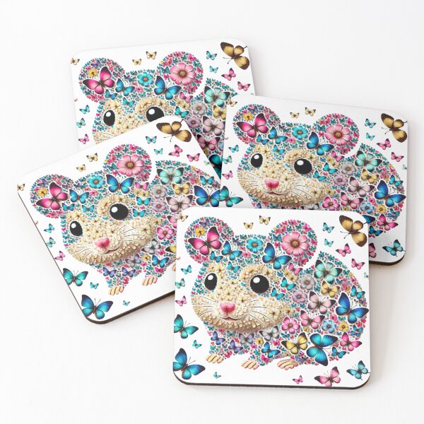 Item preview, Butterfly Bliss Hamster designed and sold by TeslaSt0re.