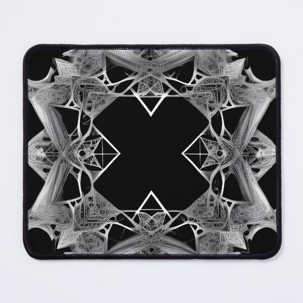 Item preview, Black and white geometric abstract vibes 3 designed and sold by Red Siri0 Art.