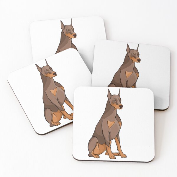 Item preview, Dog of the Doberman breed, Doberman, dog, strict, pet, proudly standing Doberman,  designed and sold by Tetiana Pohurska.