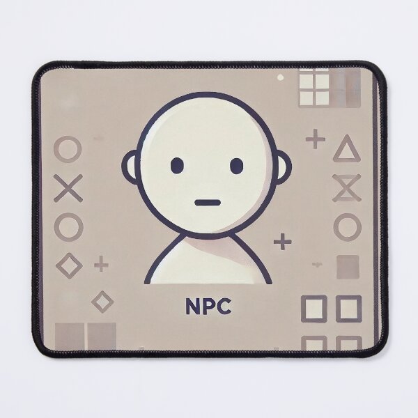 Item preview, NPC Mode: Pixelated Minimalism Meets Retro designed and sold by KuroKillin.