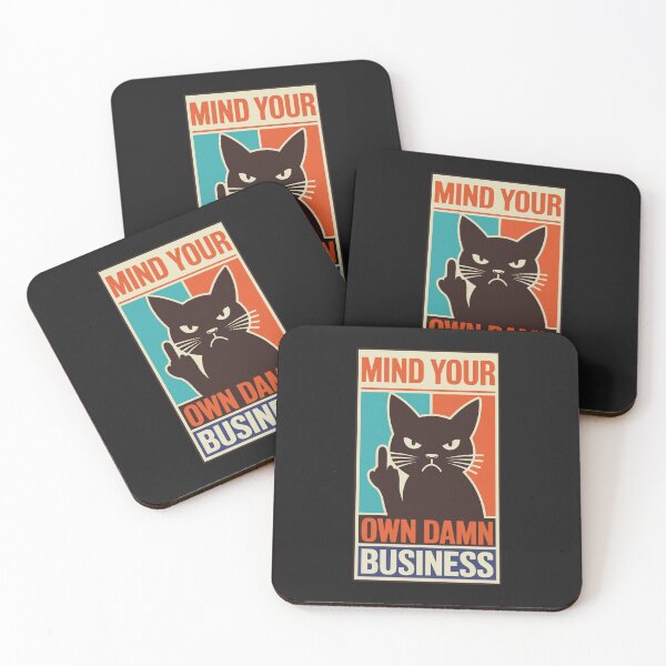 Item preview, Mind Your Own Damn Business  designed and sold by Anniko Art Studio.