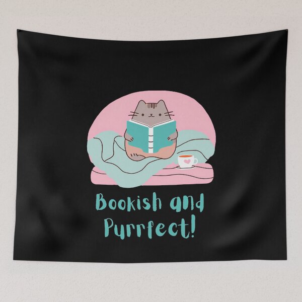 Item preview, Bookworm Cat designed and sold by Expender Hub.