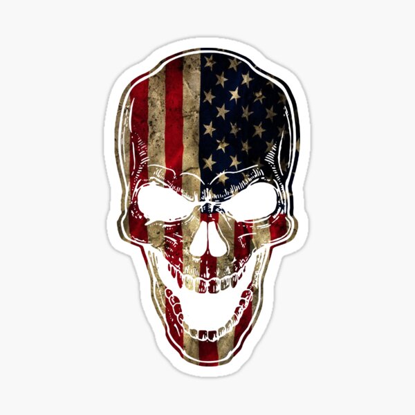 Skull Beard Stickers | Redbubble