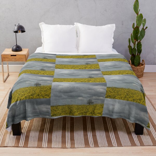 Item preview, Rape(Canola) Field with Tree and Clouds designed and sold by Billlee.