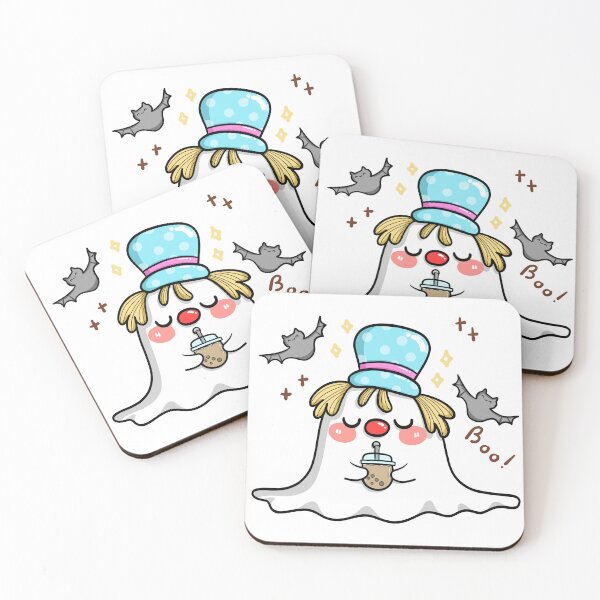 Item preview, Bubble Milk Tea Ghost, Coffee Ghost, Cute Halloween Ghost designed and sold by MaypanaShop.
