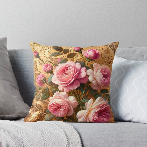 Item preview, Pink Roses Alphonse Mucha designed and sold by maniacfitness.