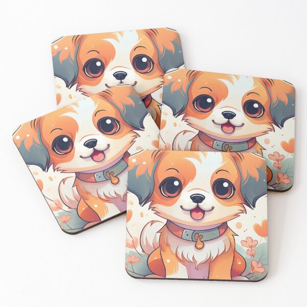Item preview, “Adorable Puppy Love Illustration” designed and sold by EidansEmpire.