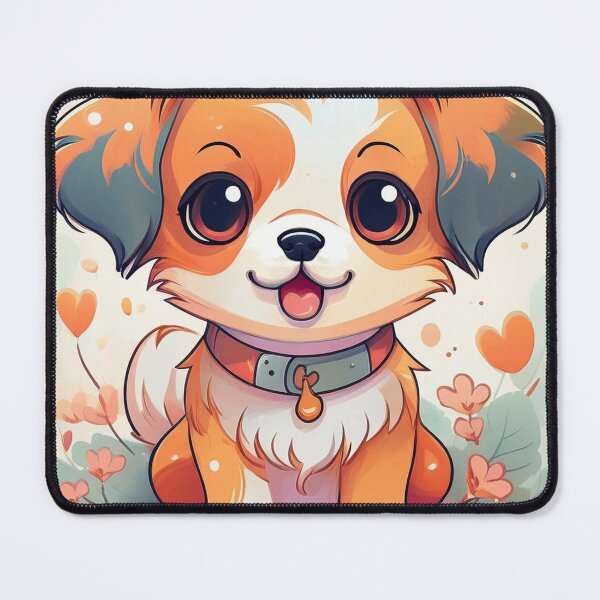Item preview, “Adorable Puppy Love Illustration” designed and sold by EidansEmpire.