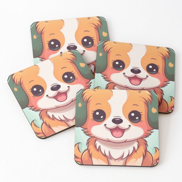 Item preview, “Adorable Puppy Love Illustration” designed and sold by EidansEmpire.