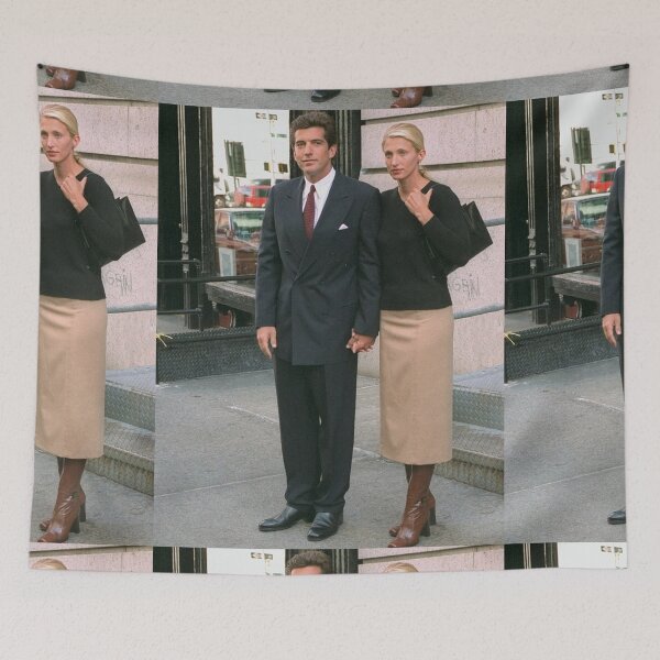 Item preview, Carolyn Bessette Kennedy and John F Kennedy Jr designed and sold by PeacefulHShop.