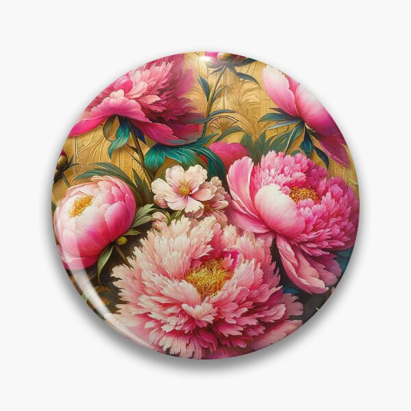 Item preview, Alphonse Mucha Pink Peonies designed and sold by maniacfitness.