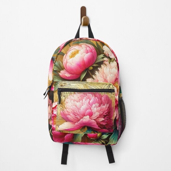 Item preview, Alphonse Mucha Pink Peonies designed and sold by maniacfitness.