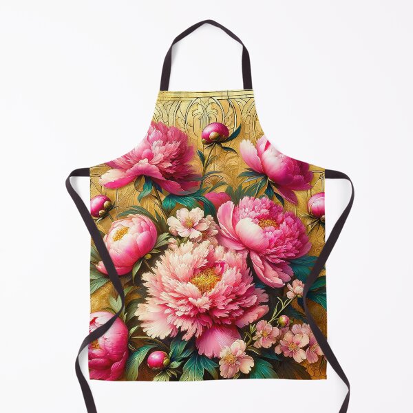 Item preview, Alphonse Mucha Pink Peonies designed and sold by maniacfitness.