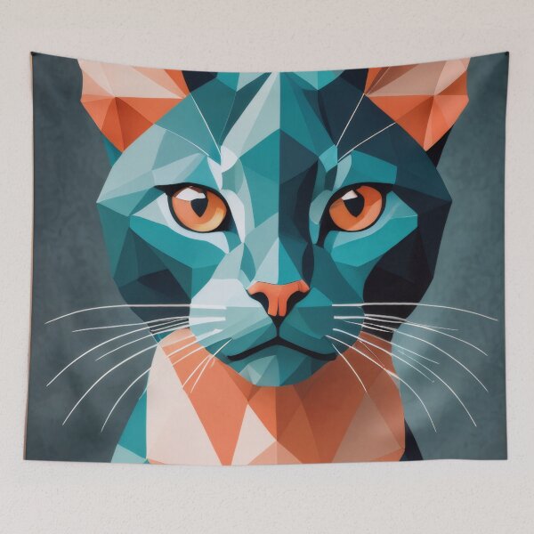 Item preview, Purrfect Polygons designed and sold by watwateroo.