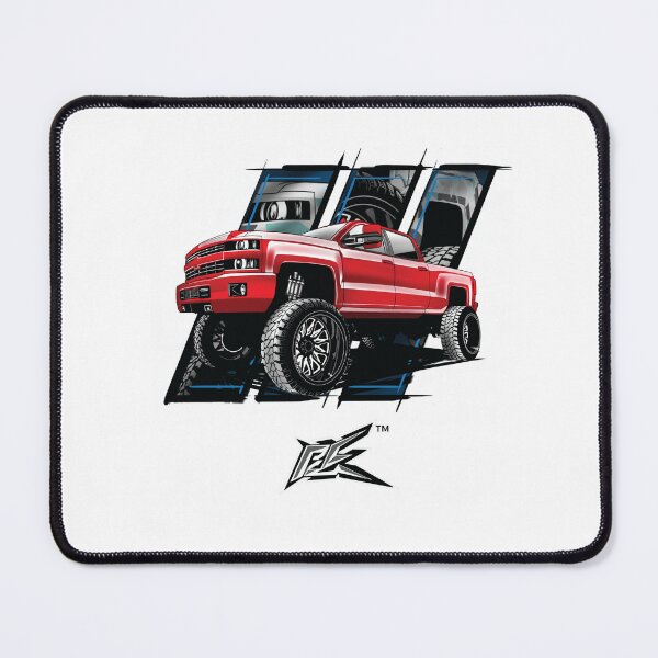 Item preview, american v8 lifted truck red designed and sold by NaquashM.
