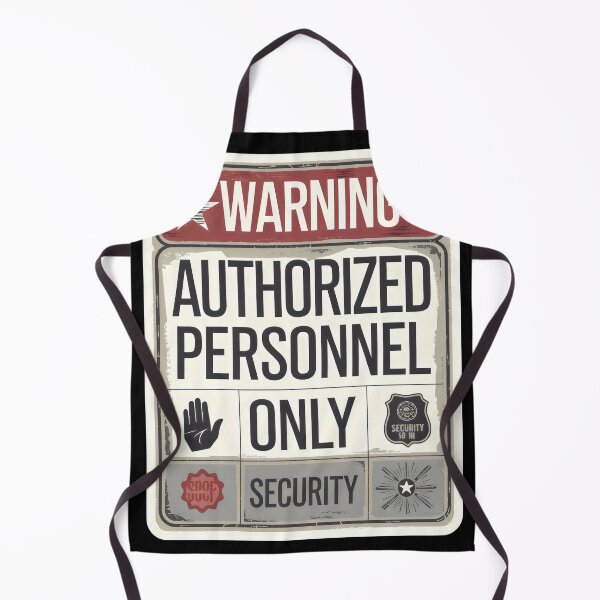 Item preview, Authorized Personnel Only Sign designed and sold by zarshirts.