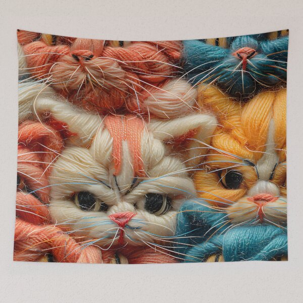 Item preview, Cat made of wool designed and sold by DerSenat.