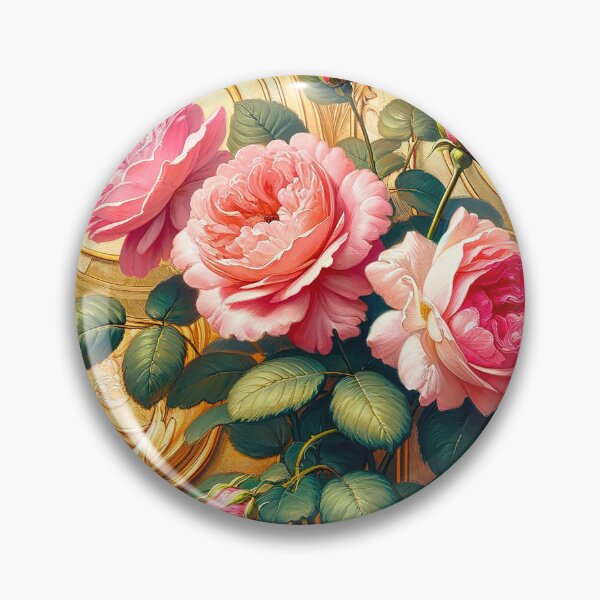 Item preview, Alphonse Mucha Pink Flowers designed and sold by maniacfitness.