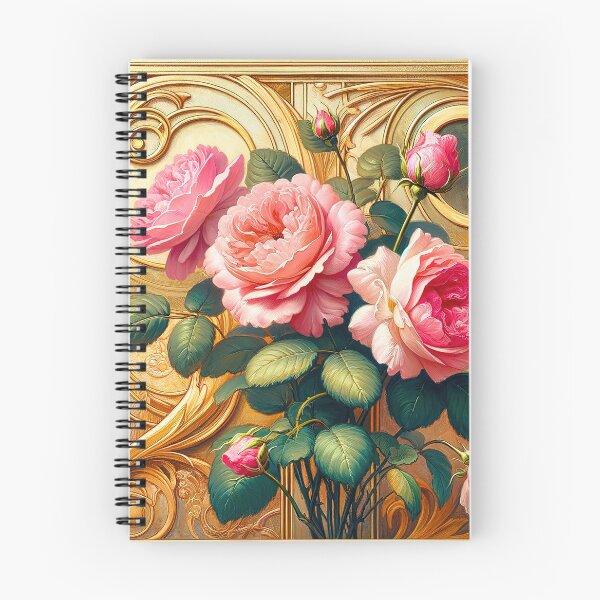 Item preview, Alphonse Mucha Pink Flowers designed and sold by maniacfitness.