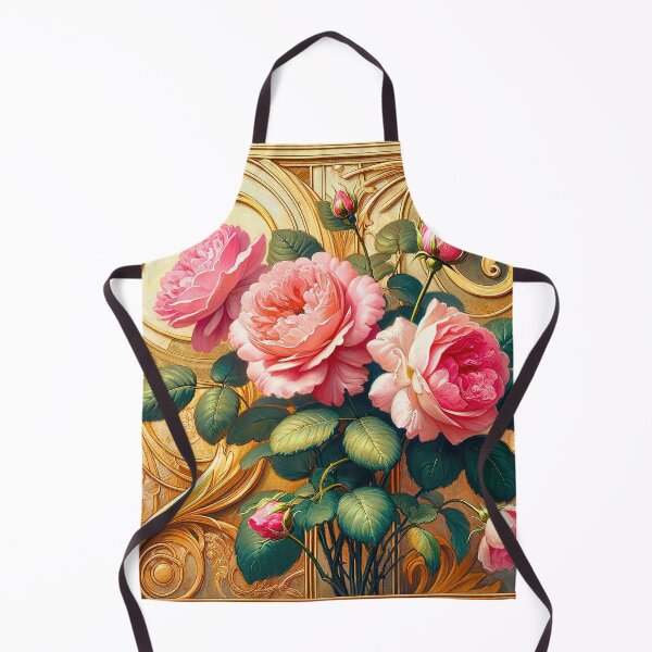 Item preview, Alphonse Mucha Pink Flowers designed and sold by maniacfitness.