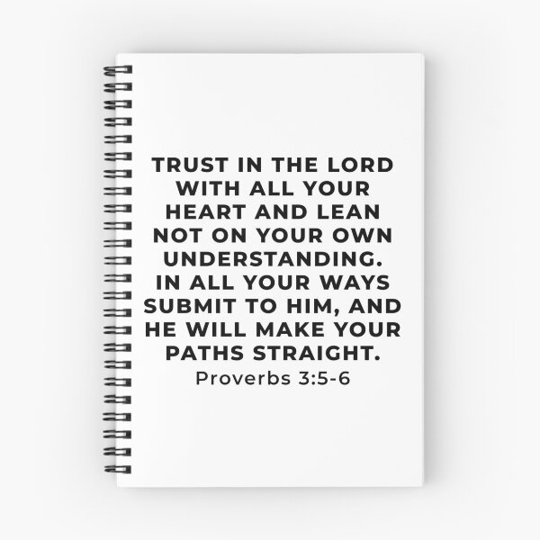 Item preview, Proverbs 3:5-6 Bible Verse designed and sold by SoulQuot.