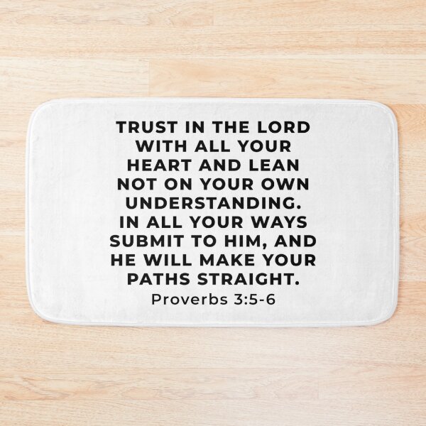 Item preview, Proverbs 3:5-6 Bible Verse designed and sold by SoulQuot.